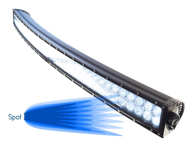 Dekoration eskortere Zeal Buet LED-bar arbeidslys, 10-30V, Spot, 137cm, 240W, 28080lm - Dioder.no